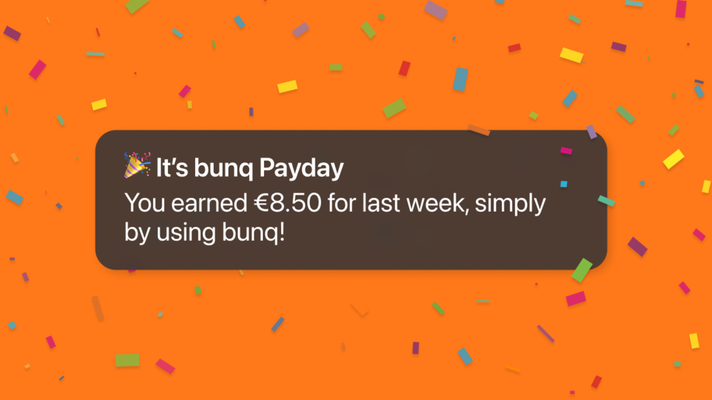 graphic-about-the-new-bunq-cashback-feature-advertising-bunq-payday