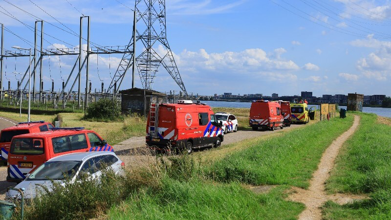 photo-of-various-emergency-vehicles-on-green-field-in-amsterdam-after-British-boy-drowns