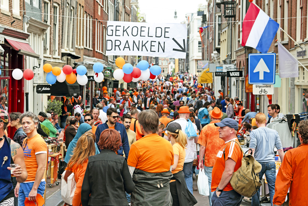 🇳🇱 Kings Day Amsterdam 2023 Night Street Party Koningsdag