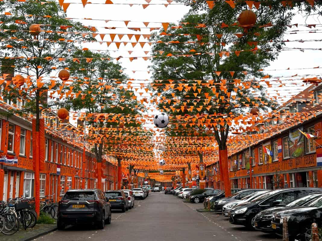 marktweg-in-the-hague-with-orange-world-cup-deocrations