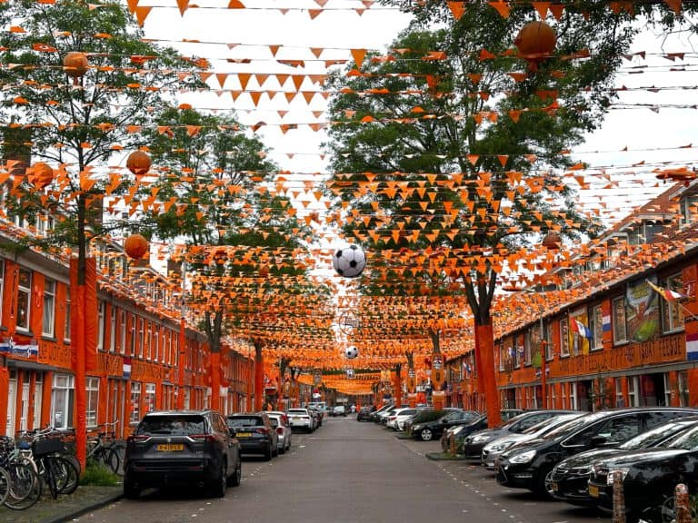 Here’s why the Netherlands’ most orange street is facing an unexpected World Cup controversy