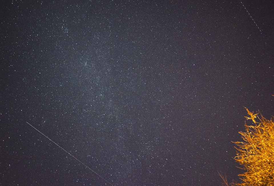 Meteor shower in the Netherlands