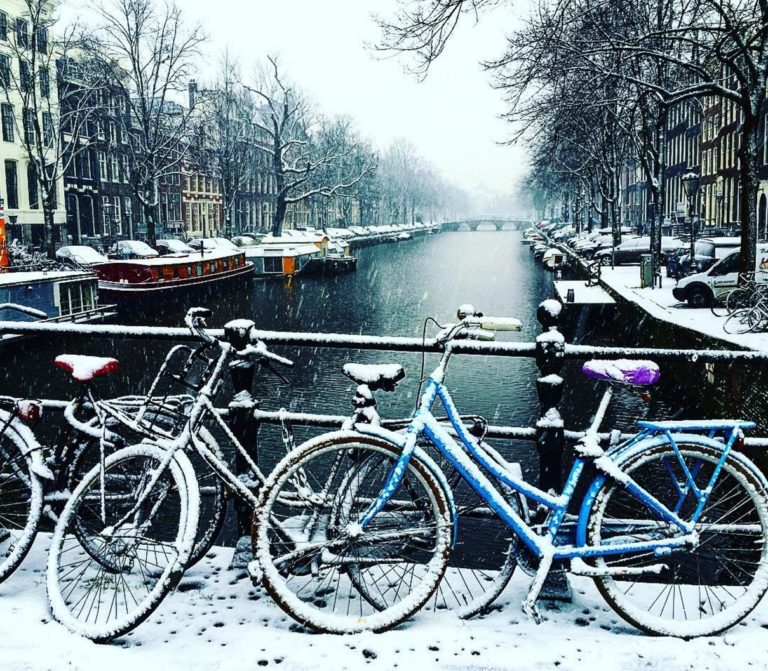 Snow in the Netherlands: just the best thing since hagelslag