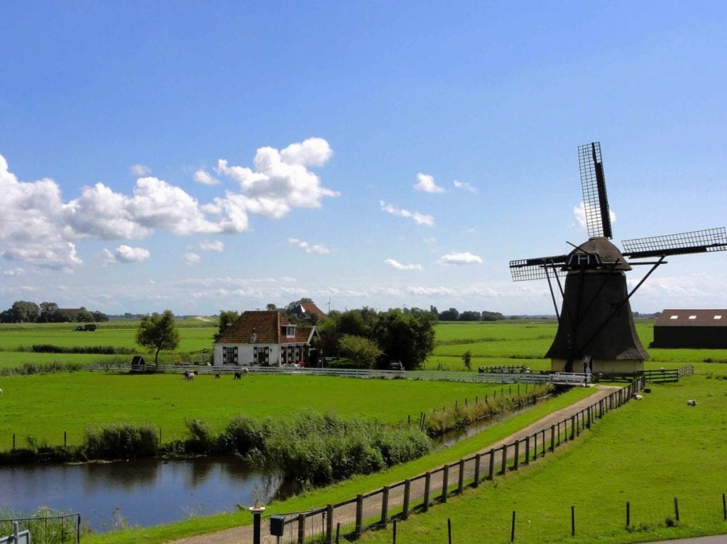 windmill in the netherlands