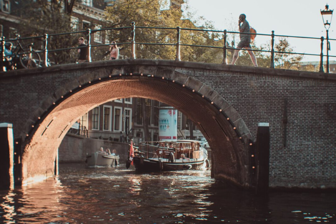 person-walking-bridge-netherlands