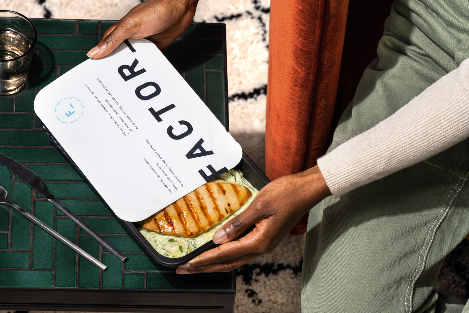 Meet Factor, your fresh, chef-cooked meal delivery service