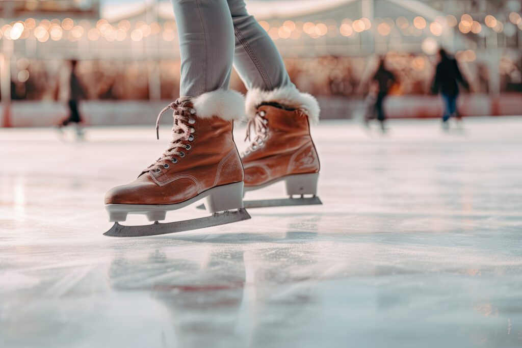 person-wearing-ice-skates-and-skating-in-a-rink-in-the-netherlands