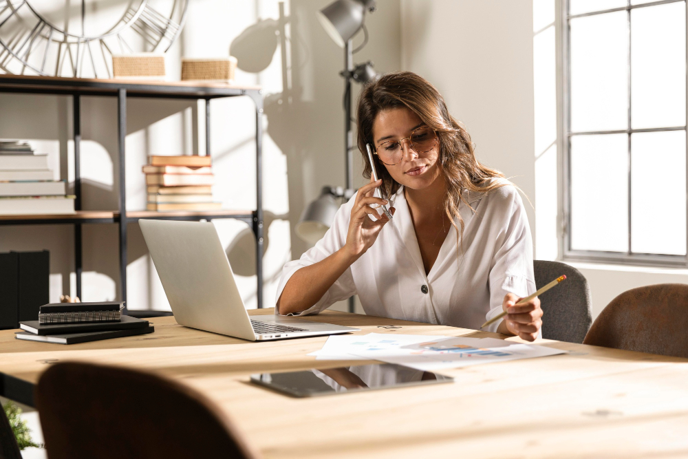 Woman-setting-up-her-pension-as-a-freelancer-in-the-netherlands