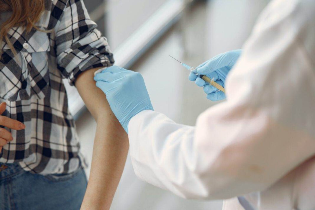photo-of-a-girl-receiving-coronavirus-vaccine