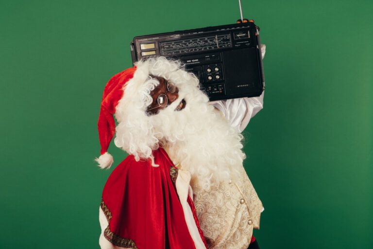 photo-of-santa-holding-boombox-dutch-christmas-music