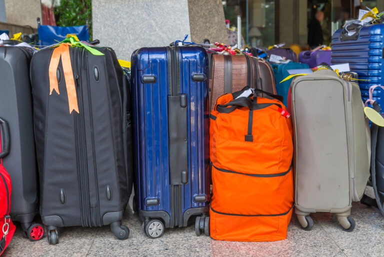 Bag brigade! 16,000 suitcases left stranded at Schiphol Airport