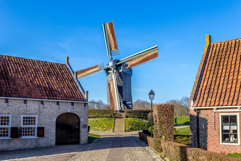 photo-of-windmill-at-bourtange-fortress