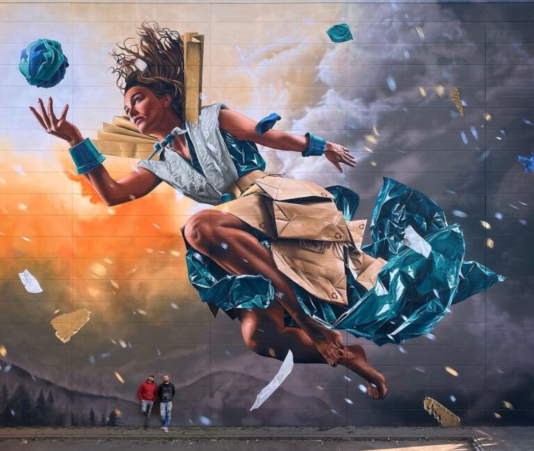 It’s official, this Dutch city has the most beautiful wall mural in the WORLD