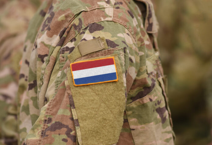 picture-of-dutch-flag-on-military-soldiers-uniform-royal-netherlands-army