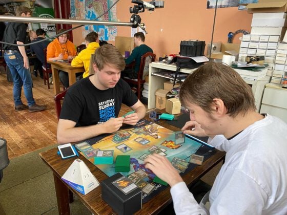 17 Arcades In The Netherlands Gaming In Amsterdam And Beyond DutchReview   Picture Of Two Men Playing Board Game In The Games Guild Arcade Alphen Aan De Rijn Netherlands 560x420 