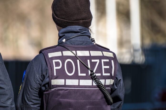 Police-officer-in-Germany-after-car-crash