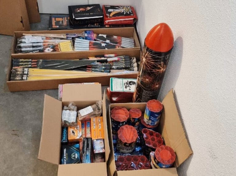 Police find hundreds of kilos of illegal fireworks — beneath Amsterdam police station