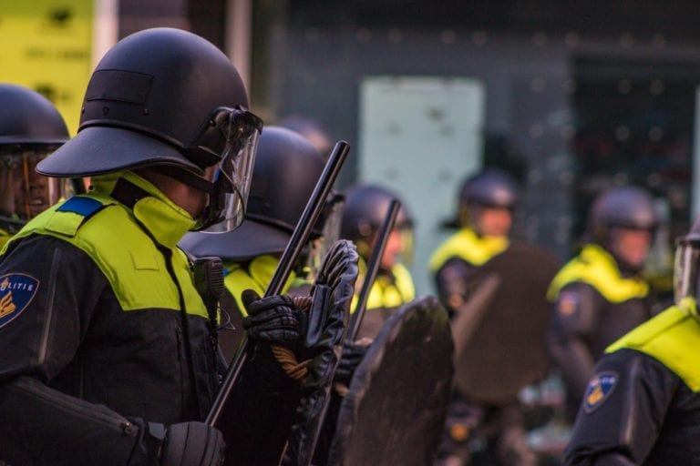 Four arrested after a night of unrest in The Hague