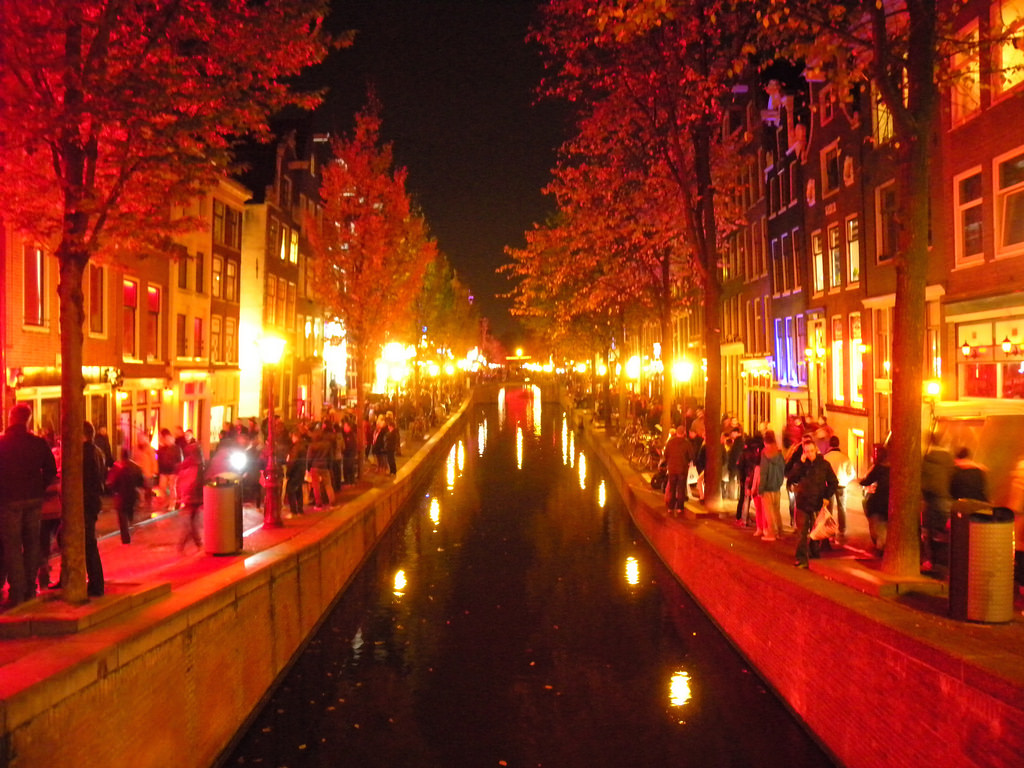 District red in light Amsterdam Red