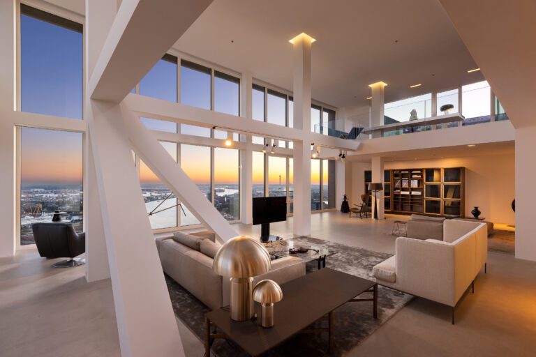 Curious about the 1%? Check out this €7 MILLION penthouse in Rotterdam