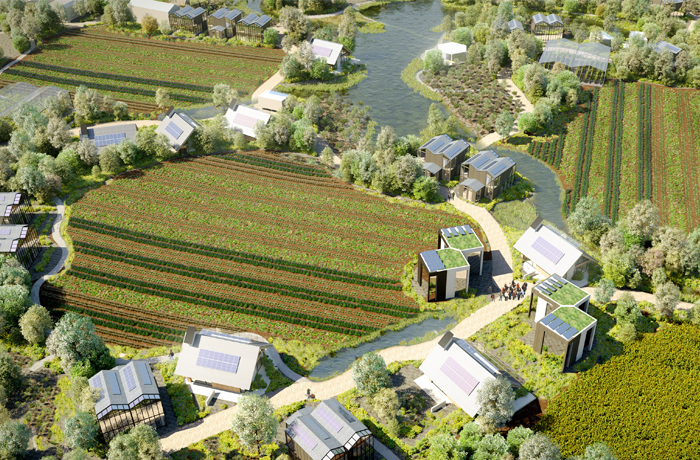 Self-Sustaining Eco Village near Amsterdam