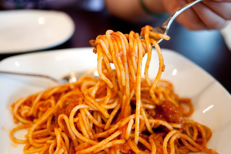 photo-of-plate-of-tomato-sauce-spaghetti