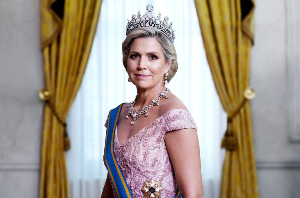 headshot-of-queen-maxima-september-2023-10-year-anniversary-of-king-reign