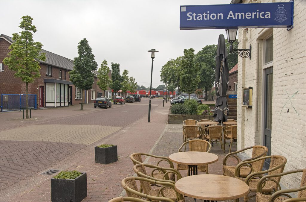 photo of station america in the netherlands funny town netherlands