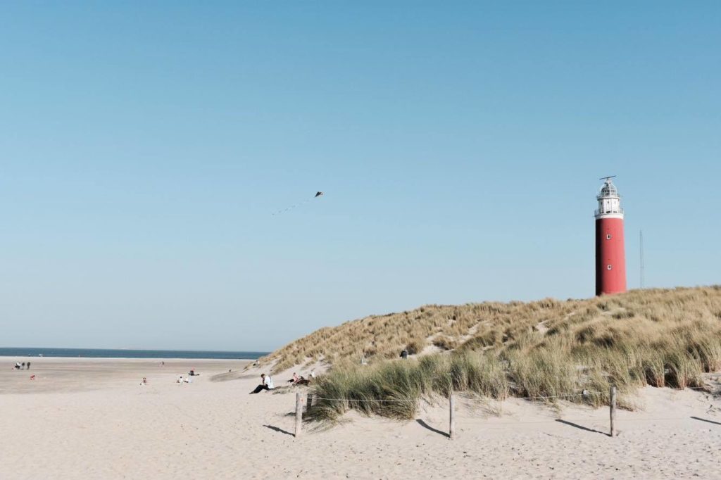 Vuurtoren-lighthouse-in-texel-the-netherlands