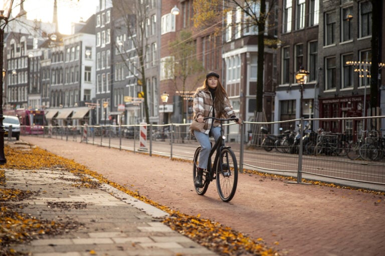 photo-of-woman-on-e-bike-Netherlands