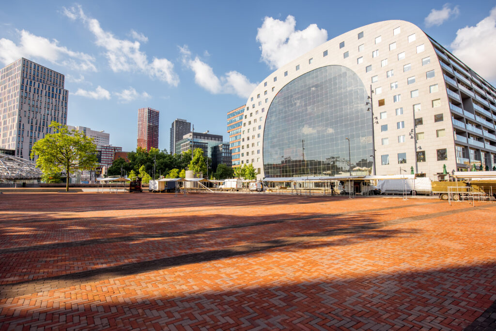View-of-Markthal-in-Rotterdam-during-the-day