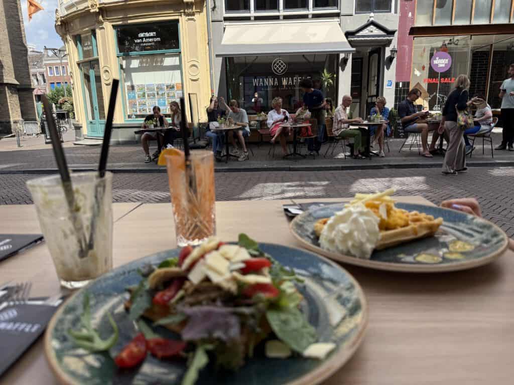 two-plates-with-waffles-with-topping-in-zwolle