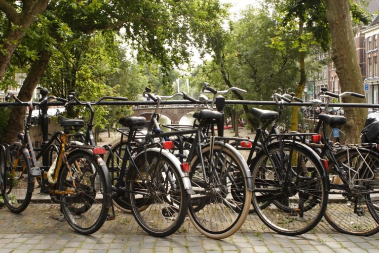 Moving to Utrecht: bikes on the canal