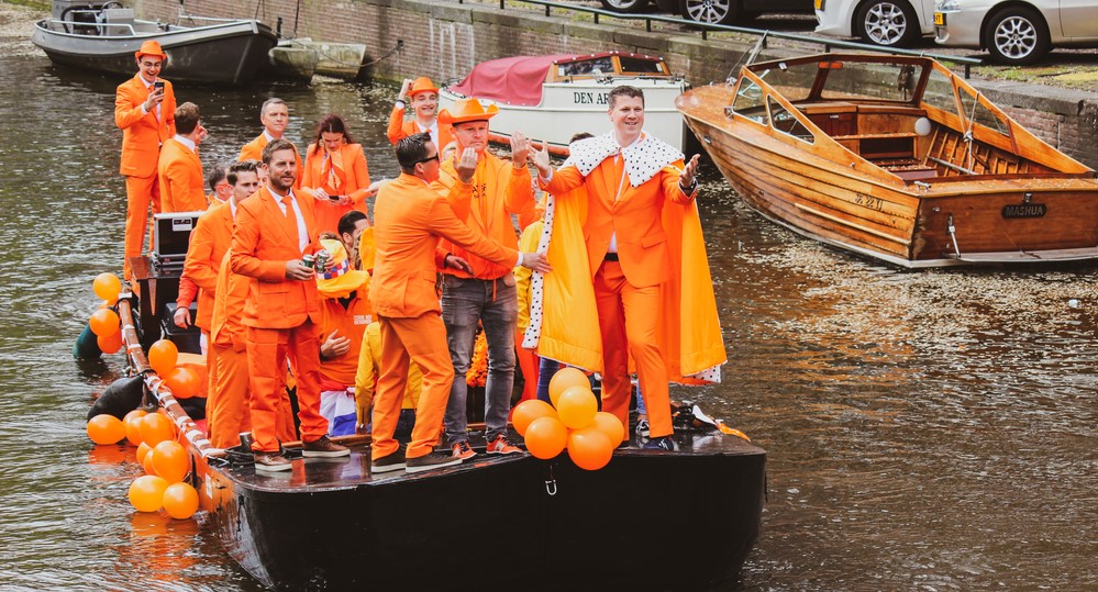 Dutch King's Day colors change. The dress code is Orange.