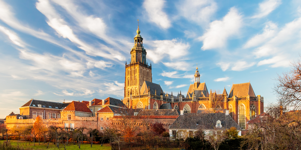 photo-of-skyline-of-dutch-city-zutphen